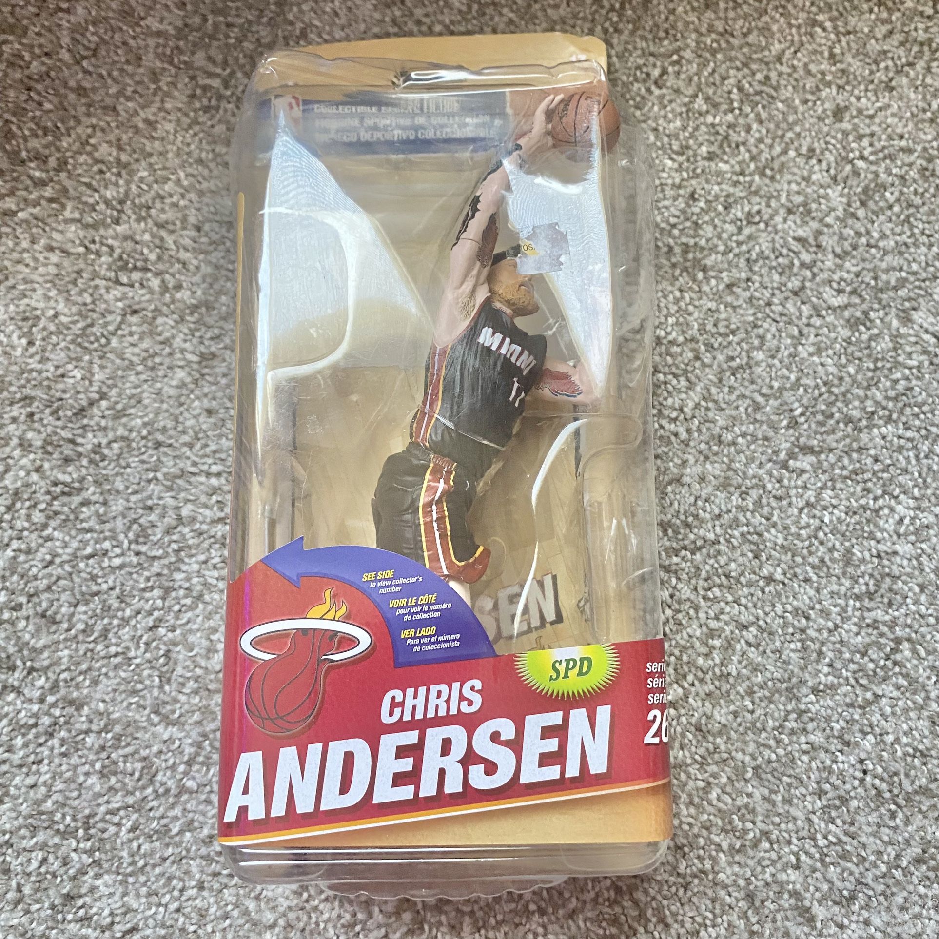 NBA Miami Heat Sports Picks Series 26 Chris Andersen Action Figure 2015