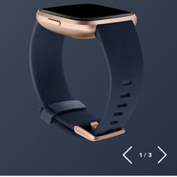 Classic Band- Navy Blue - Versa 2, Versa & Versa Lite 