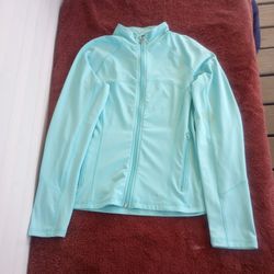 C9 By Champion Full Zip Fleece light blue Long Sleeve Jacket Adult Size S