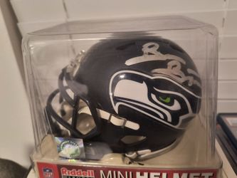 Brian Bosworth Autographed mini helmet JSA Authenticated Seattle Seahawks
