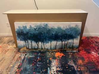 Turquoise Tree Canvas
