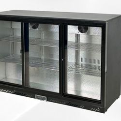 NSF Merchandiser Beverage back bar cooler slide door BBT350S