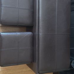 Ethan Allen Storage chest bench and small stools