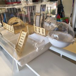 Hamster habitat - Bearly Used -$25