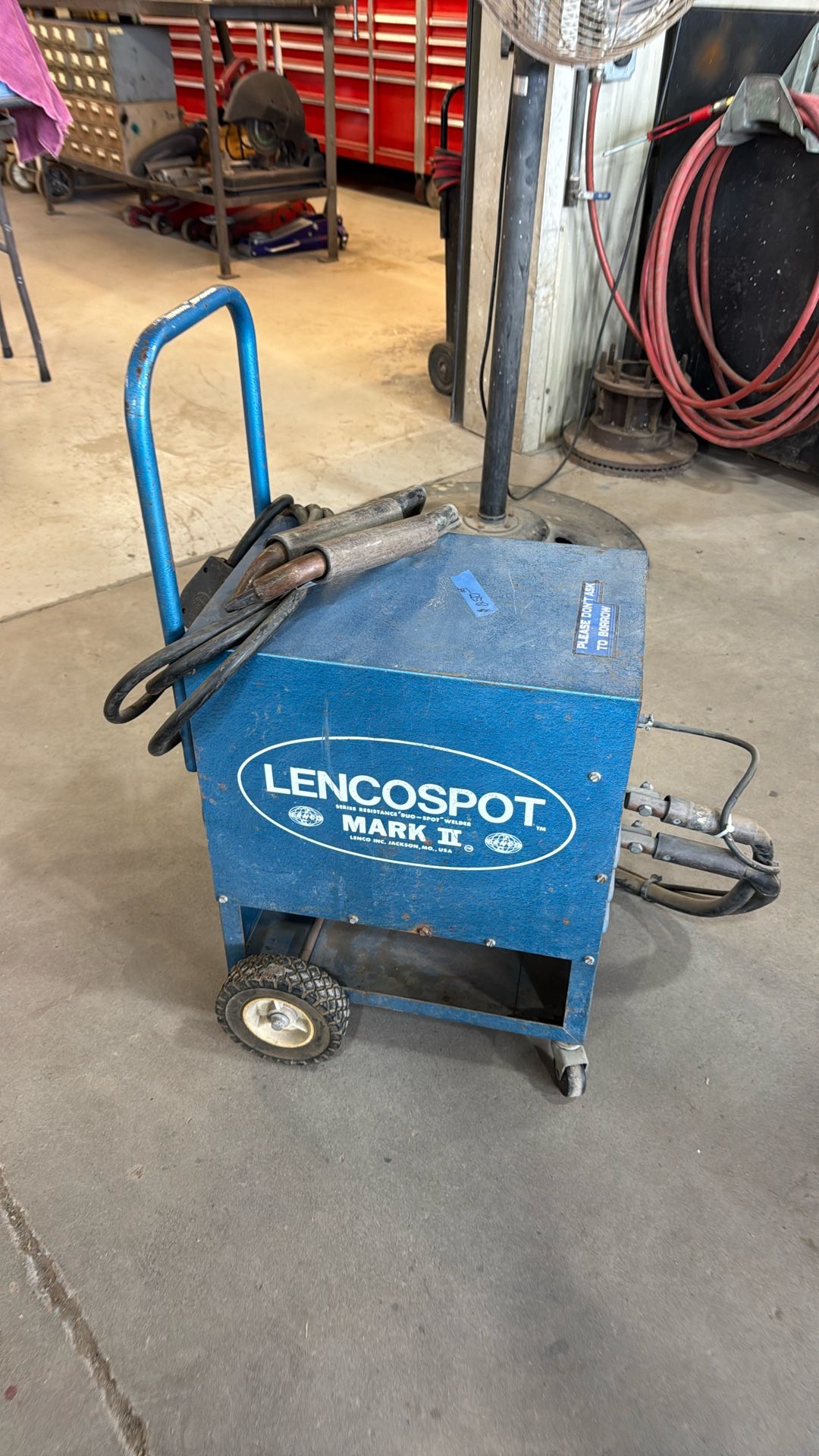 Linco Spot Mark Two Resistance Sheet Metal Welder 220 V Works Good