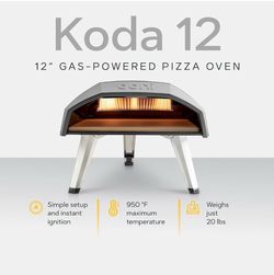 Ooni Koda 12 gas Pizza Oven with Peel