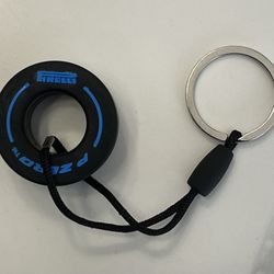 F1 Car Tyre Keychain Motorsport Souvenirs Gifts Key Ring Racing Accessory Gadget