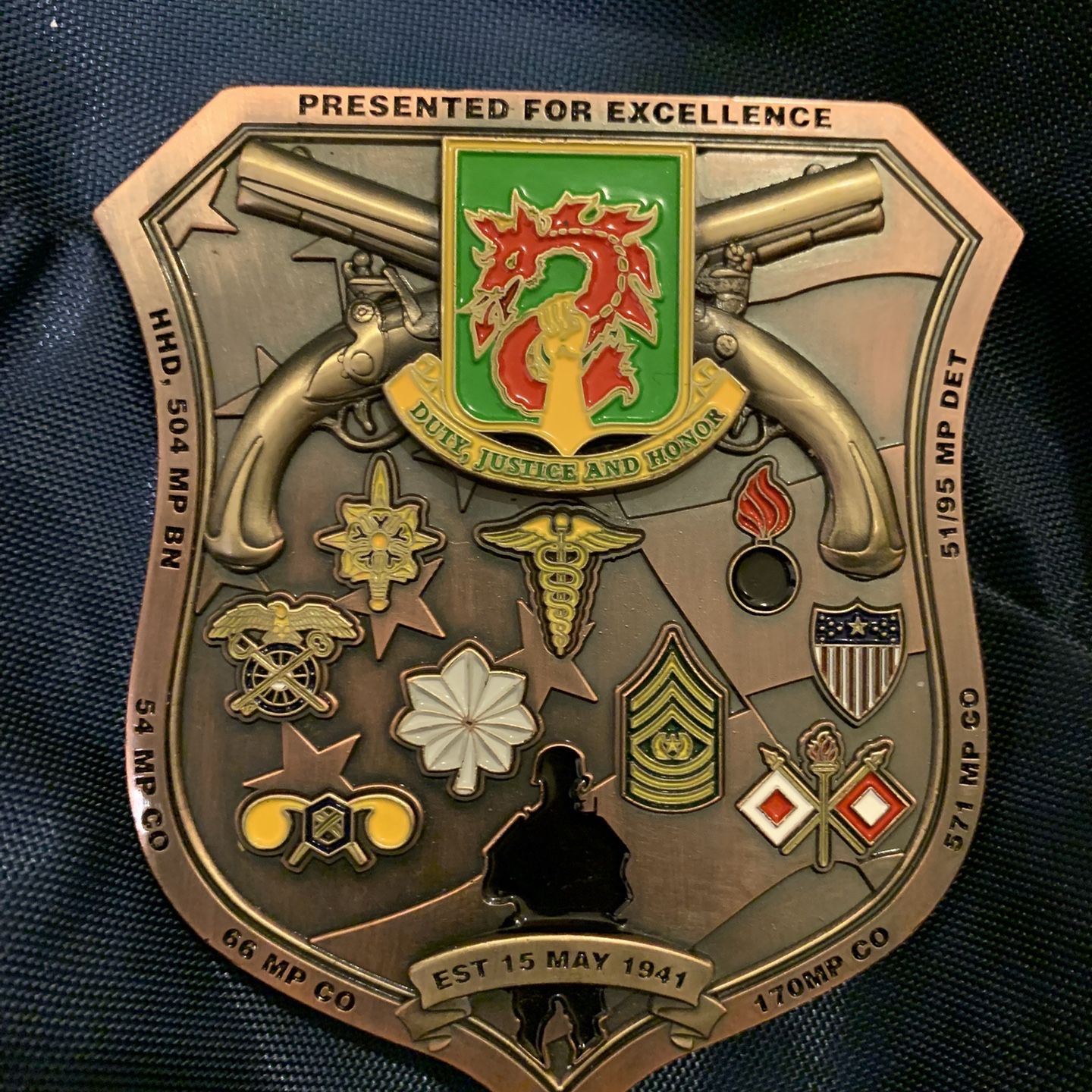 Collectible US Army MP Challenge Coin for Sale in Tacoma, WA - OfferUp