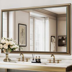 30 X 48 Aluminum Edge Bathroom Mirror Coffee