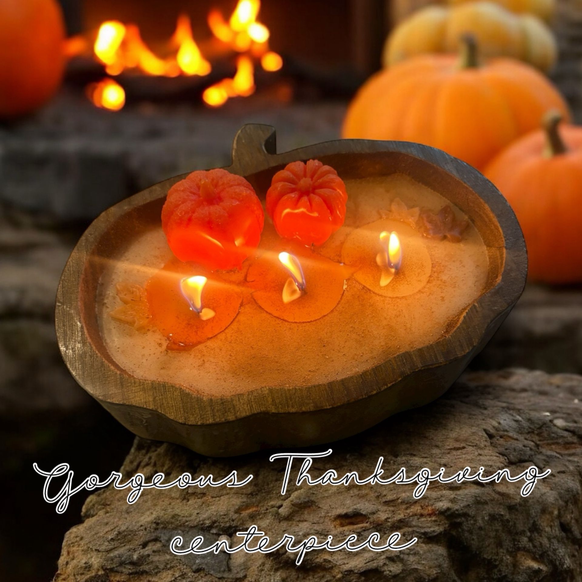 Pumpkin Candles