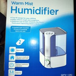 Brand new Warm Mist Humidifier Unopened