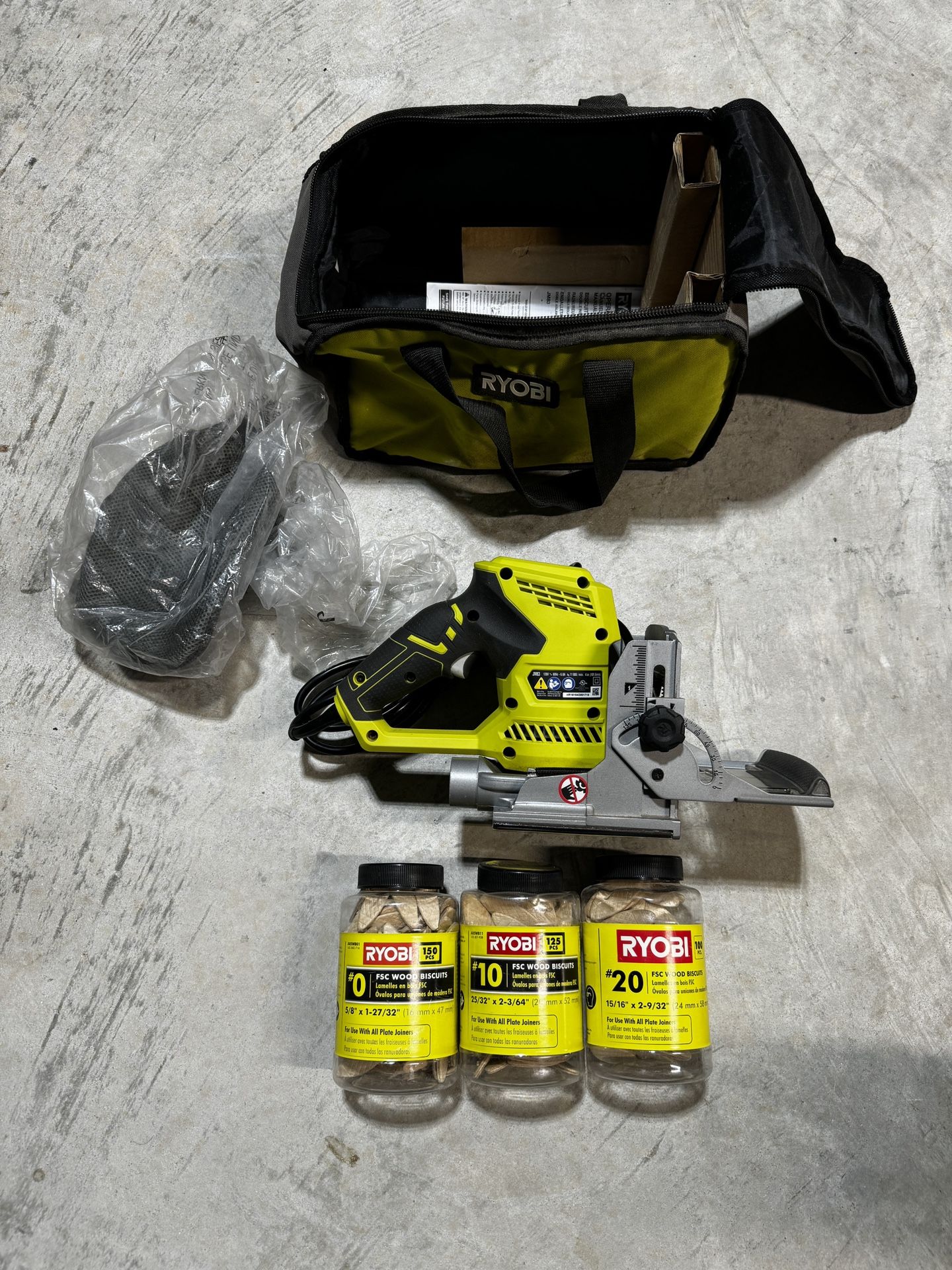 Ryobi Biscuit Jointer & Biscuits