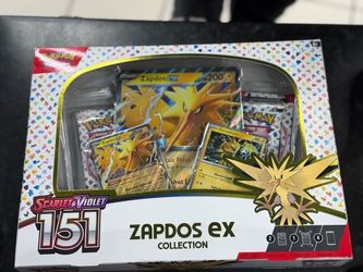 Zapdos Ex Collection Box (151 series) Pokemon