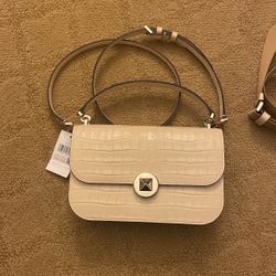 Kate Spade Audrey Crocodile Embossed Flap Crossbody Purse