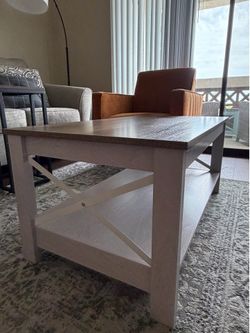 Barn style coffee table