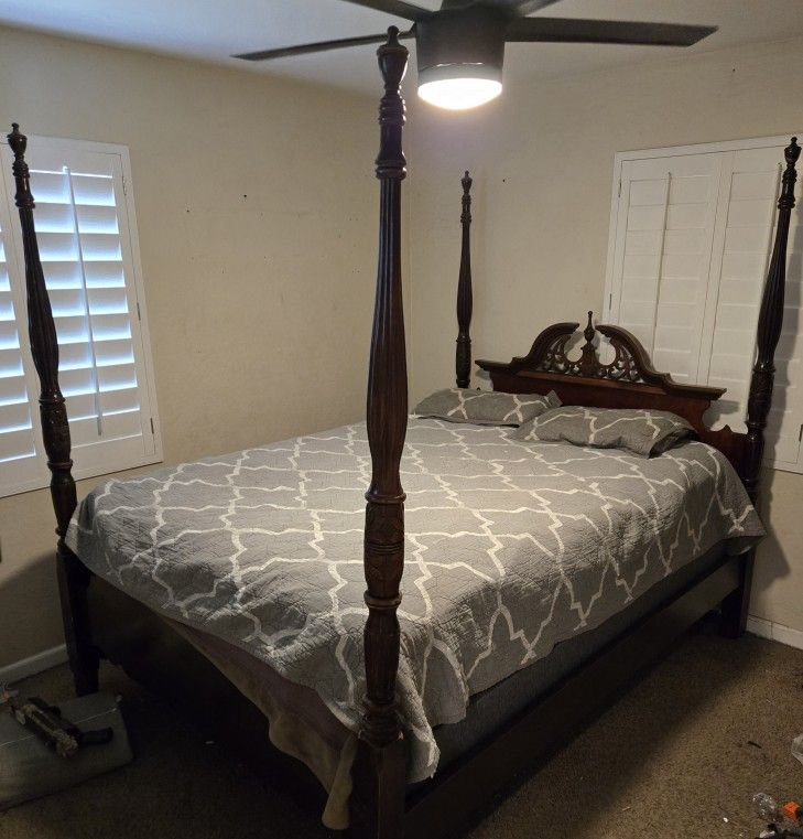 Bed And Dresser Set