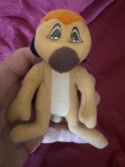 Vintage Cartoon Character Plush Stuffed Toy