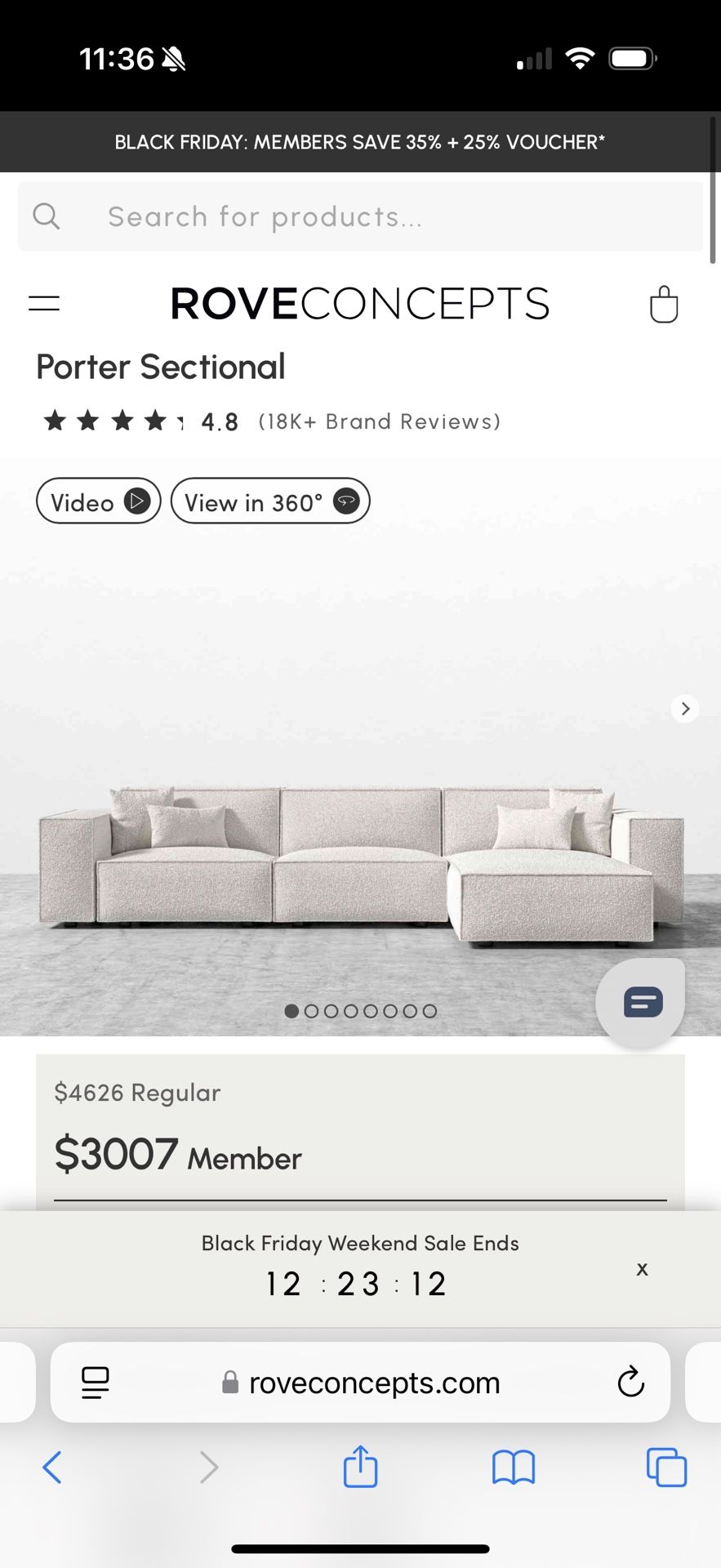Rove Concepts Porter Sectional