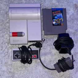 NINTENDO ENTERTAINMENT SYSTEM NES TOPLOADER -101 CONSOLE WITH VIDEO GAME & CONTROLLER