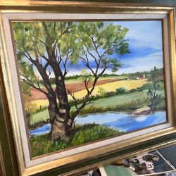 WALL PAINTING ( MEDIUM) Vintage Antique 