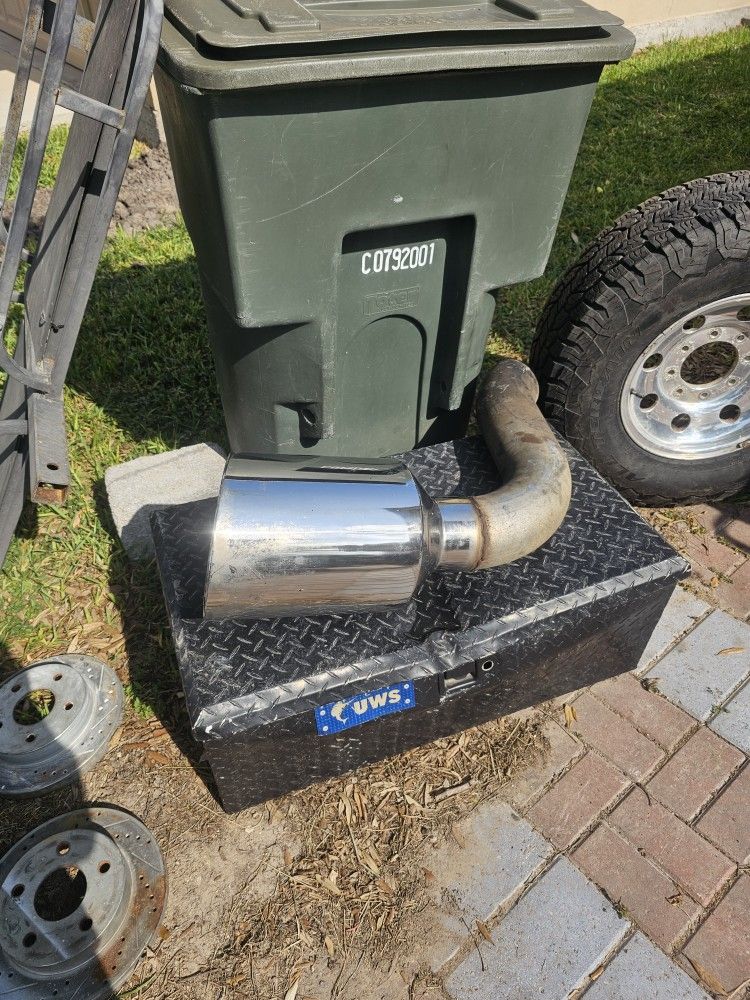 10 Inch Diameter Chrome Tail Pipe For Diesel