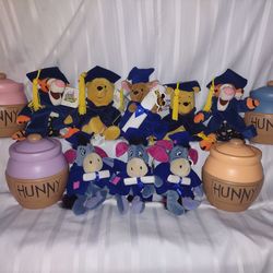 Assorted Disney bean bag plush toys Winnie the Pooh characters $6 each