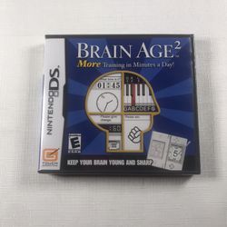 Nintendo Ds Brain Age 2 Brand New