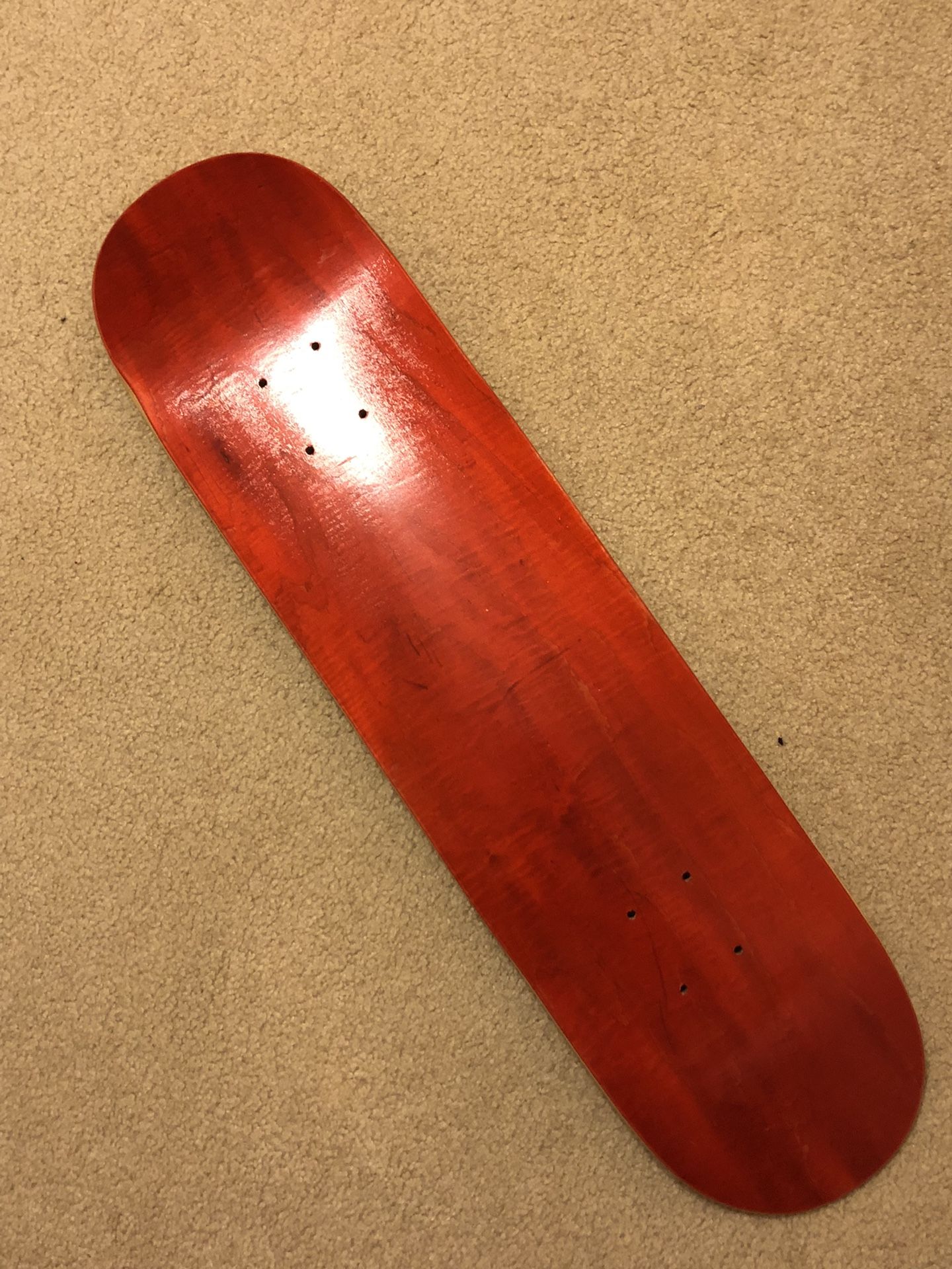 Red Skateboard Deck