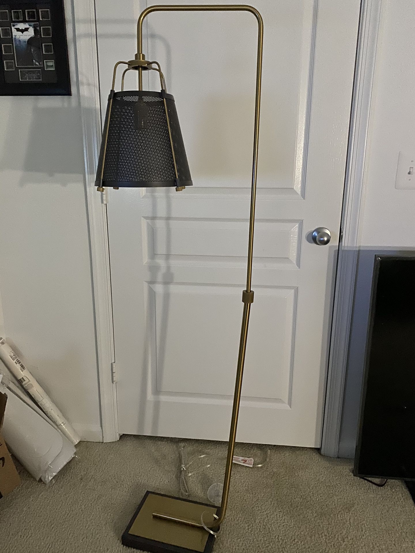 Gold Adjustable Floor Lamp