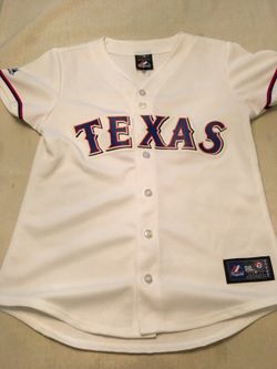 Texas Rangers Majestic Women's Cool Base Jersey - White
