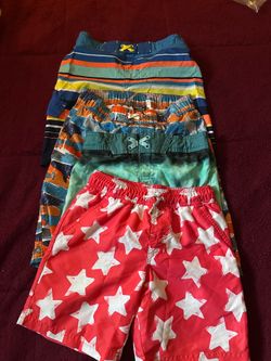 Boys swim shorts and tanks size 8/10