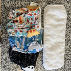BumGenius all in one cloth diapers and inserts 