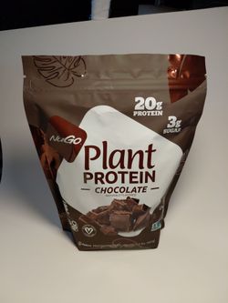 2 Pounds NuGo Non GMO Chocolate Plant Pritein
