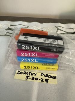 NEW Canon PG-1 250XL, CL1-251XL Compact Ink Cartridges