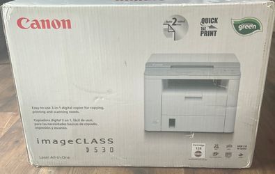 Canon imageCLASS D530 All-In-One Laser Printer New In Sealed Box Copy Print Scan