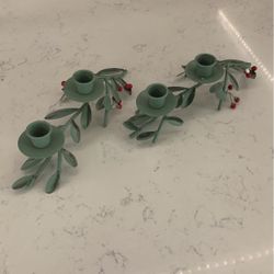 Christmas Candle Holders (set of 2)