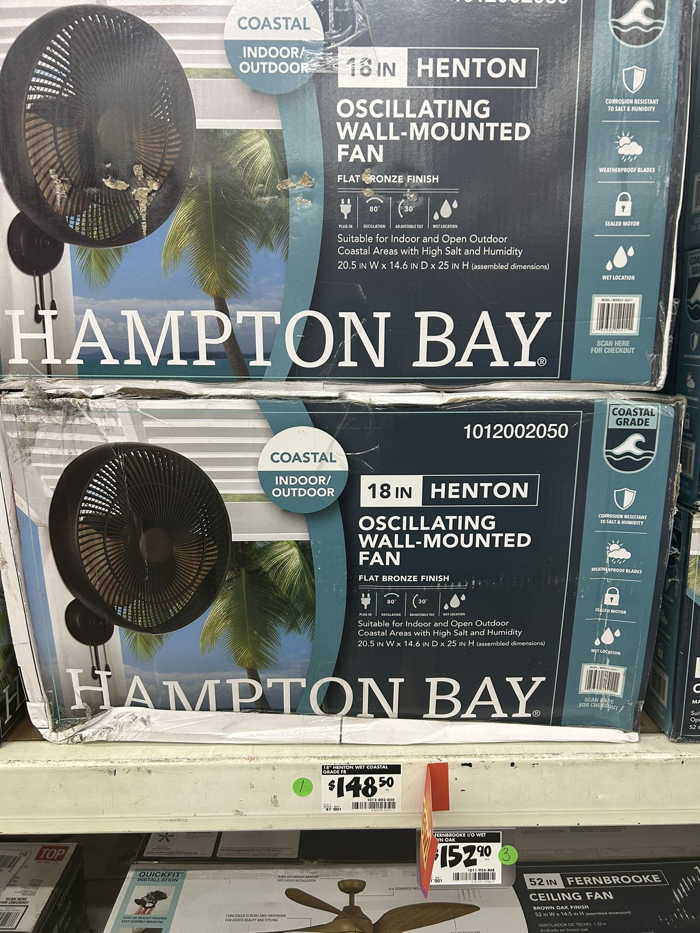 Outside/Inside Oscillating Fan