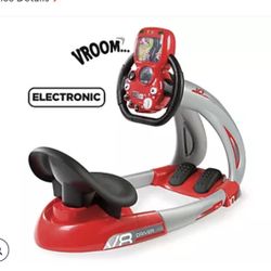 Smoby V8 Driver, kids racing simulator, interactive  (New In Box)
