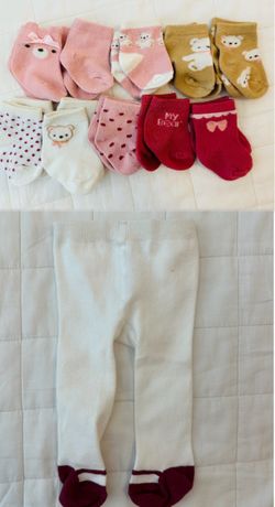 baby hats and socks