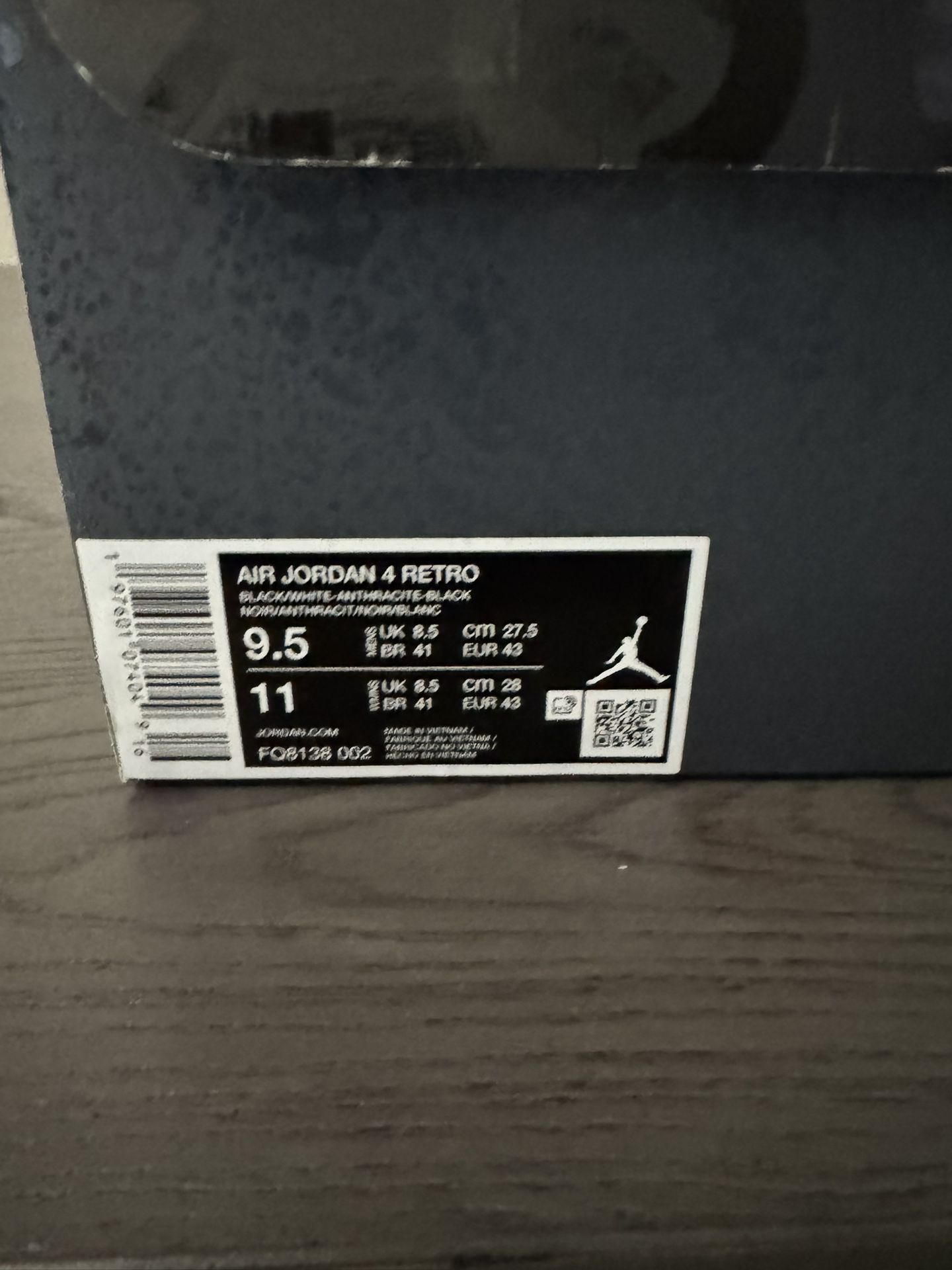 Jordan 4 Fear