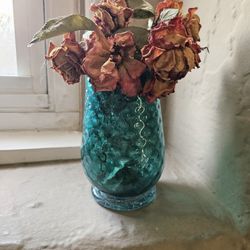 Midnight Green Vase