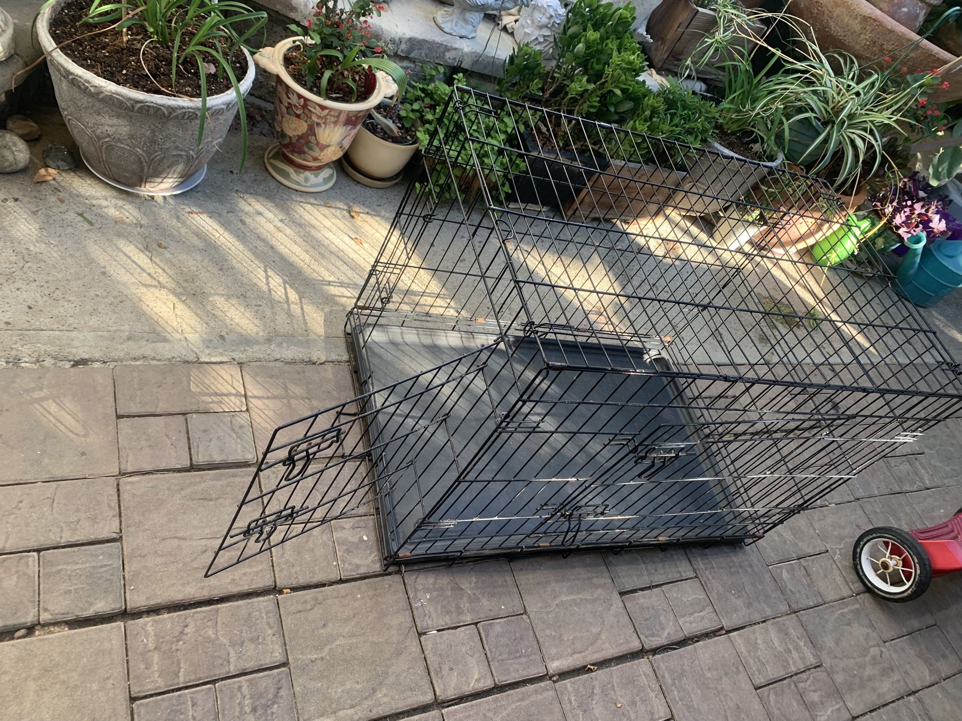 Pet Cage Dimensions 36 X 22 X 25 Tall.