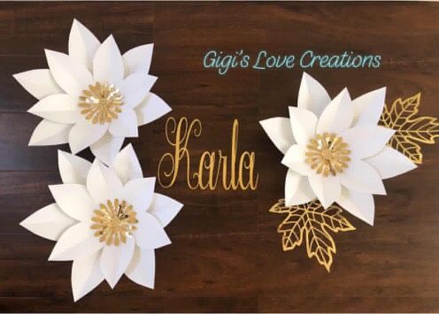 Paper flowers