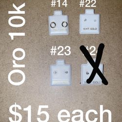 $15, $20, & $25 Gold Earrings