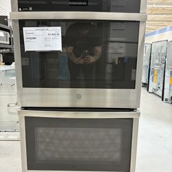 GE Smart Built In Self clean Convection Double Wall Oven W/ No Preheat Air Fry