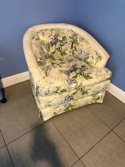 Floral chair