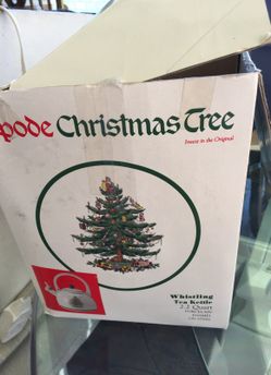 Spode whistling tea kettle