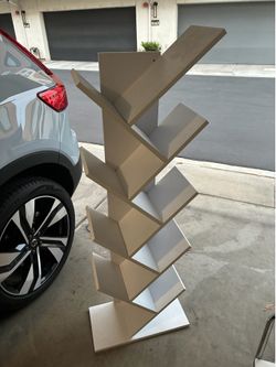 White tree bookshelf