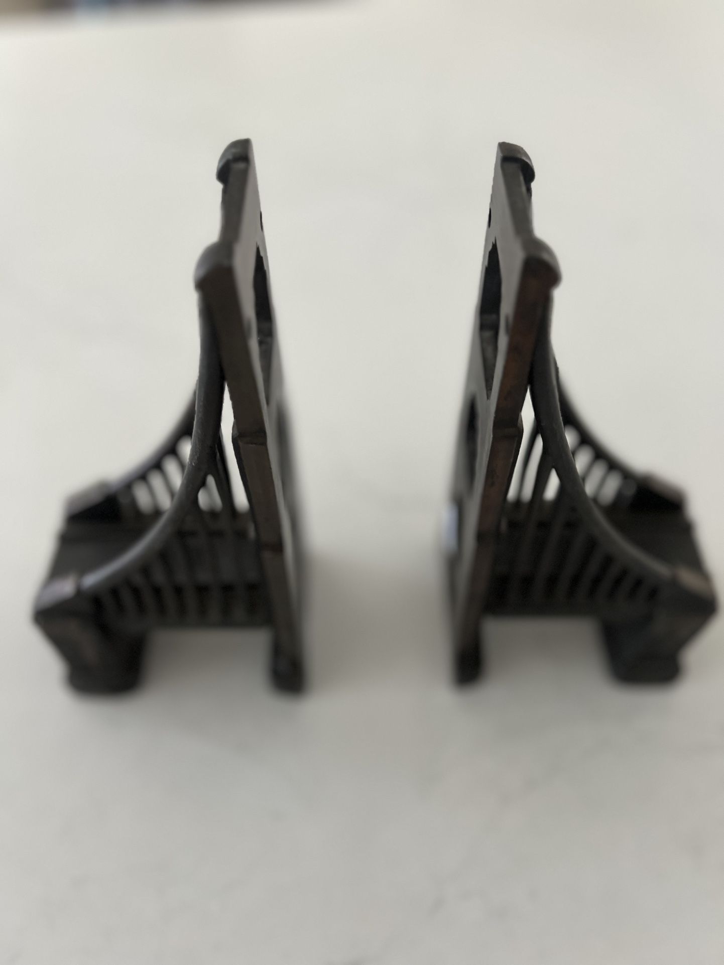 Vtg Restoration Hardware Golden Gate Bridge Heavy Duty Cast Iron Bookends 