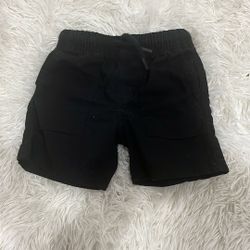 2t Boys Black Shorts